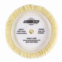 Load image into Gallery viewer, 8" Wool Cutting Pad One-Sided