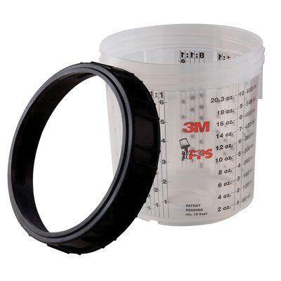 3M PPS Cup & Collar Quart (4/case)