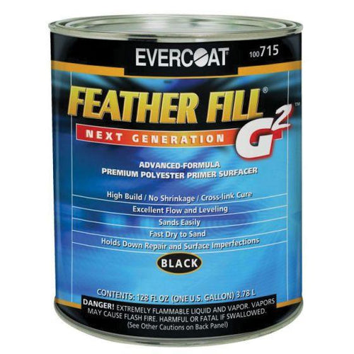 Evercoat Featherfill G2 Black w/Hardener Gallon