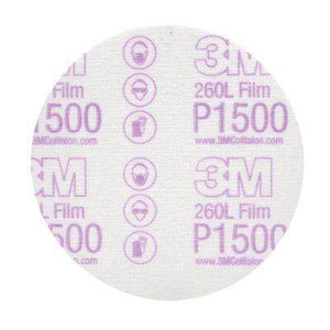 3M™ 951 260L Series Abrasive 5" White Velcro Disc 1500 Grit