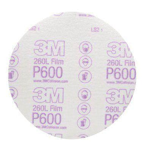 3M™ 971 260L Finishing Film Extra Fine 6" White Disc 600 Grit