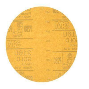 3M™ 976 216U Series Abrasive 6" Gold Velcro Disc 280 Grit