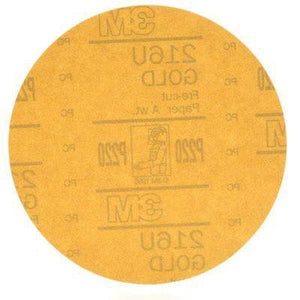 3M™ 978 216U Series Abrasive 6" Gold Velcro Disc 220 Grit