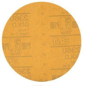 3M™ 979 236U Series Abrasive 6" Gold Velcro Disc 180 Grit