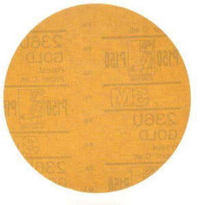 3M™ 980 236U Series Abrasive 6" Gold Velcro Disc 150 Grit