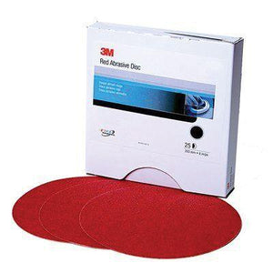 3M™ 1117 316U Series Abrasive 6" Red PSA Disc 40 Grit