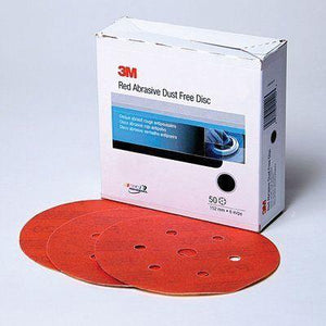 3M™ 1140 316U Series Dust Free Abrasive 6" Red Velcro Disc 320 Grit