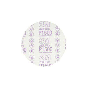 3M™ 1184 260L Series Abrasive 6" White Velcro Disc 1500 Grit