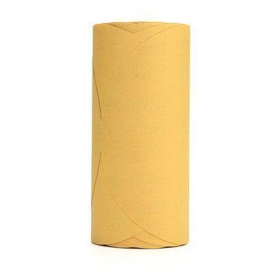 3M™ 01355 255L Series Abrasive Disc Roll, 6 in Dia, P320 Grit, PSA, Gold