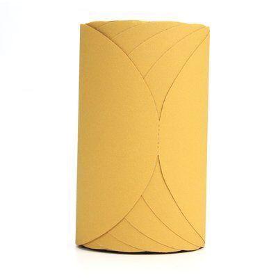 3M™ 01360 255L Series Abrasive Disc Roll, 6 in Dia, P150 Grit, PSA, Gold