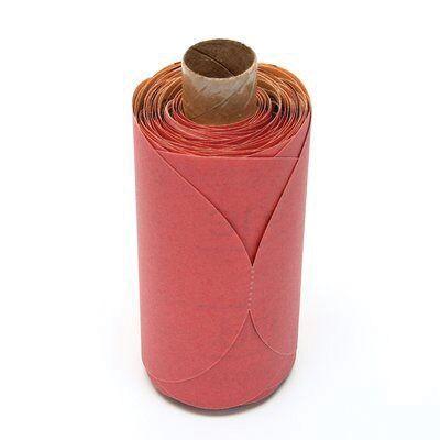 3M™ 01610 316U Series Abrasive Disc, 5 in Dia, P80 Grit, PSA, Red