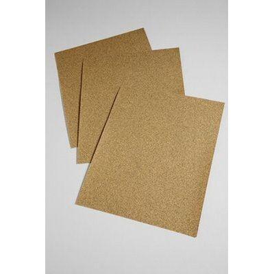 3M™ 02117 346U Series Paper Sheet, 9 in W x 11 in L, 50 Grit, Aluminum Oxide Abrasive, Gold, Dry
