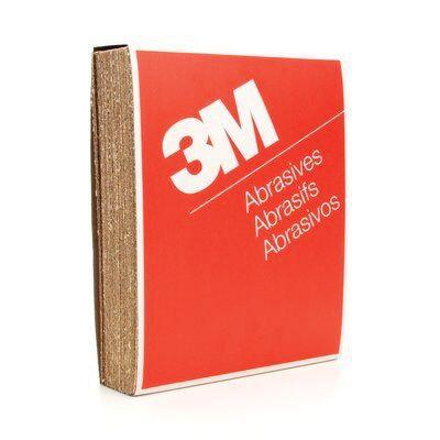 3M™ 02118 346U Series Paper Sheet, 9 in W x 11 in L, 40 Grit, Aluminum Oxide Abrasive, Gold, Dry