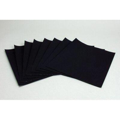 3M™ 02433 011K Series Utility Abrasive Sheet, 9 in W x 11 in L, Coarse Grade, Aluminum Oxide Abrasive, Black
