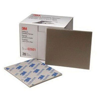 3M™ 02601 Flexible Sanding Sponge, 4-1/2 in W x 5-1/2 in L, 3/16 in THK, 600 to 1000 Grit, Ultra Fine Grade, Gray