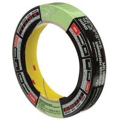 3M™ 03431 233+ Series Automotive Performance Masking Tape, 32 m x 18 mm, Green
