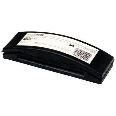 3M™ 05520 Sanding Block, 8 in Dia L x 3 in W, Rubber