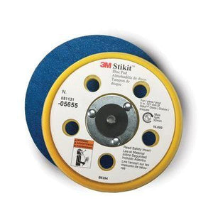 3M™ 05546 Dust Control Low Profile Finishing Disc Pad, 12.7 x 15.24 cm Dia, 5/16 in - 24 TPI Arbor, PSA Attachment