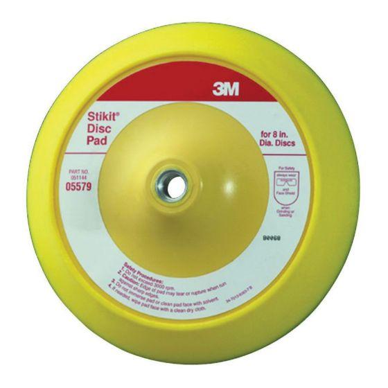 3M™ 05579 Back-Up Pad, 8 in Dia, 5/8 in - 11 TPI Arbor, PSA Attachment