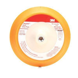 3M™ 05768 45 deg Disc Pad, 8 in Dia, 5/8 in - 11 TPI Arbor, Hook and Loop Attachment