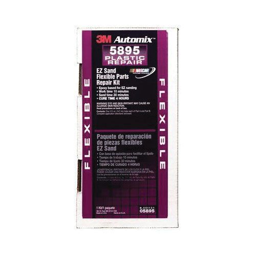 3M™ Automix™ EZ Sand 05895 EZ Sand Flexible Parts Repair, 5 oz Cartridge, Off-White/Black, 4 hr Curing