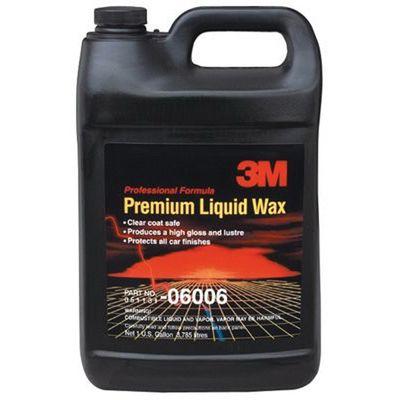 3M™ 06006 Premium Liquid Wax, 1 gal, Green/Light Green, Liquid