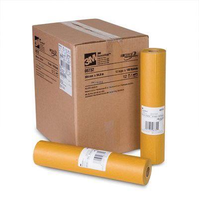 3M™ Scotchblok™ 06732 Masking Paper, 12 in W x 180 ft L, 0.51 mm THK, Gold