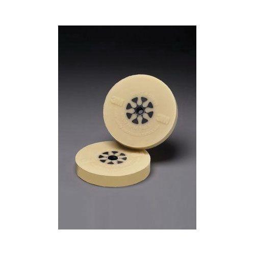 3M™ 07499 Stripe-Off Eraser Wheel, 4 in Dia x 5/8 in THK Wheel, 3/8-16 Arbor/Shank, 4000 rpm, Beige