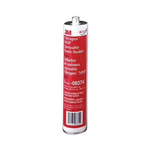 3M™ 08374 Sprayable Seam Sealer, 10.5 fl-oz Cartridge, Paste, Gray, 1.4 to 1.6, 5 to 10 min Application