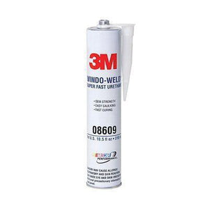 3M™ Windo-Weld™ 08609 Adhesive, 10.5 fl-oz Cartridge, Paste, Black, 1.2, 10 to 20 min Application