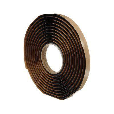 3M™ Windo-Weld™ 08610 Round Ribbon Sealer, 1/4 in x 15 ft Roll, Paste, Black