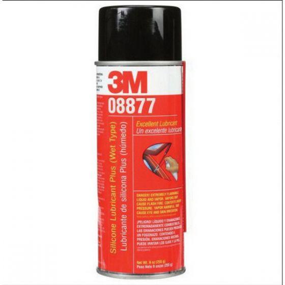 3M™ 08877 Wet Film Silicone Lubricant Plus, 9 oz Aerosol Can, Transparent, 585 g/L VOC