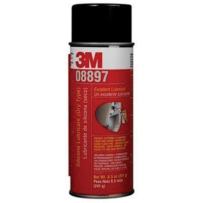 3M™ 08897 Dry Film Silicone Lubricant, 8.5 oz Aerosol Can, Transparent, <=390 g/L VOC