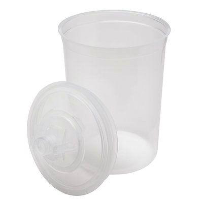 3M™ PPS™ 16024 Large Lid and Liner Kit, 850 mL, Use with Liner (Y/N): Yes
