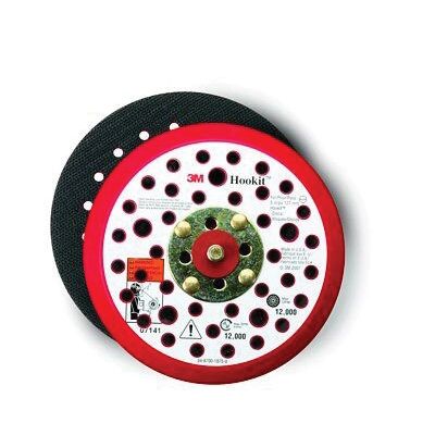 3M™ 20356 203 Series Dust Control Low Profile Disc Pad, 6 in Dia, 5/16 in - 24 TPI Arbor, Hook and Loop Attachment