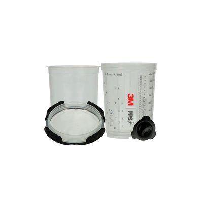 3M™ PPS™ 26112 Spray Cup Liner Kit, 400 mL, Use with Liner (Y/N): Yes