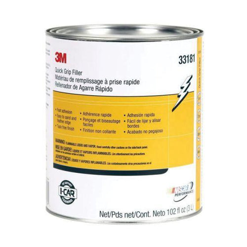 3M™ 33181 Quick Grip Body Filler, 1 gal Can, Red, Paste