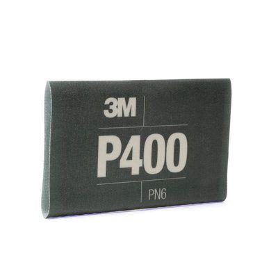 3M™ 34337 270J Series Abrasive Hand Sheet, 5-1/2 in W x 6.8 in L, P400 Grit, Medium Grade, Green, Wet/Dry
