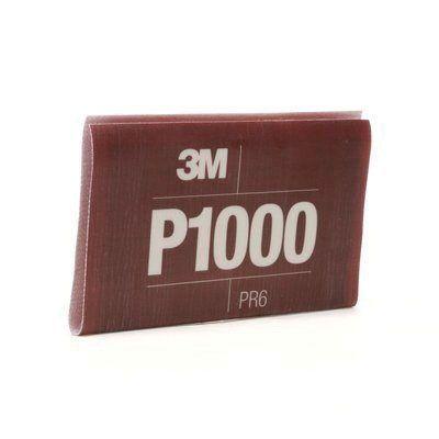 3M™ 34341 270J Series Abrasive Hand Sheet, 5-1/2 in W x 6.8 in L, P1000 Grit, Fine Grade, Brown, Wet/Dry
