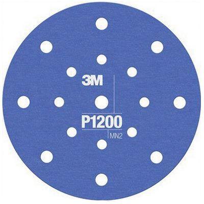 3M™ 34804 270J Series Flexible Dust Free Abrasive Disc, 6 in Dia, P1200 Grit, Hook and Loop, Purple