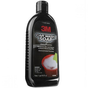 3M™ 39000 Auto Care Car Wash Soap, 16 fl-oz Bottle, Orange/Red, Liquid