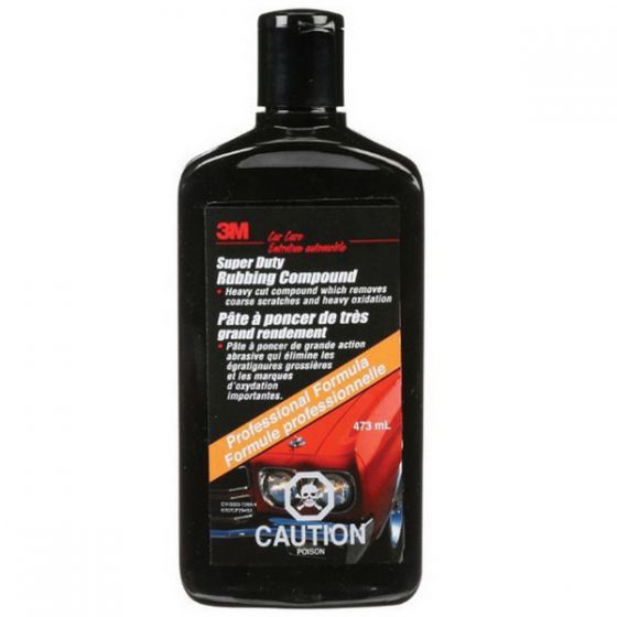 3M™ 39004 Super Duty Rubbing Compound, 16 fl-oz Bottle, Liquid