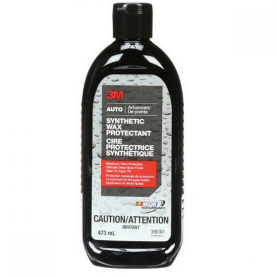 3M™ 39030 Synthetic Wax Protectant, 16 fl-oz Bottle, White, Liquid