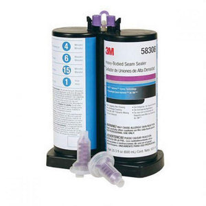 3M™ 58308 2-Part Heavy Bodied Seam Sealer, 600 mL Cartridge, Paste, Off-White/Black, 60 min Curing