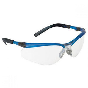 3M™ BX™ 62066 Protective Eyewear, Universal Size, Indoor/Outdoor Mirror Lens, Ocean Blue Frame