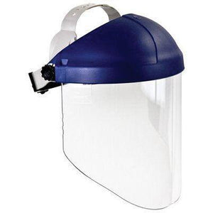 3M™ 82783 H8A Series Ratchet Headgear with Face Shield, Thermoplastic/Polycarbonate, Blue/Clear