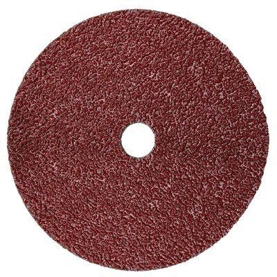 Cubitron™ II 27403 982C Series Coated Fiber Disc, 9-1/8 in Dia, 36+ Grit, Very Coarse Grade, 6600 rpm, Maroon