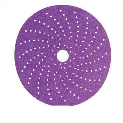 Cubitron™ II 31372 737U Sanding Abrasive Disc, 6 in Dia, 120+ Grit, Purple, Dry, Hookit™ Attachment