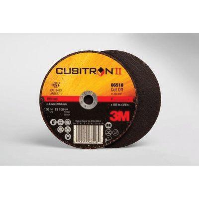 Cubitron™ II 66518 Type 1 Cut-Off Wheel, 4 in Dia x 0.035 in THK Wheel, 3/8 in Center Hole, 19100 rpm