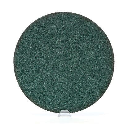 Green Corps™ 00515 751U Series Abrasive Disc, 6 in Dia, P40 Grit, Hook and Loop, Green